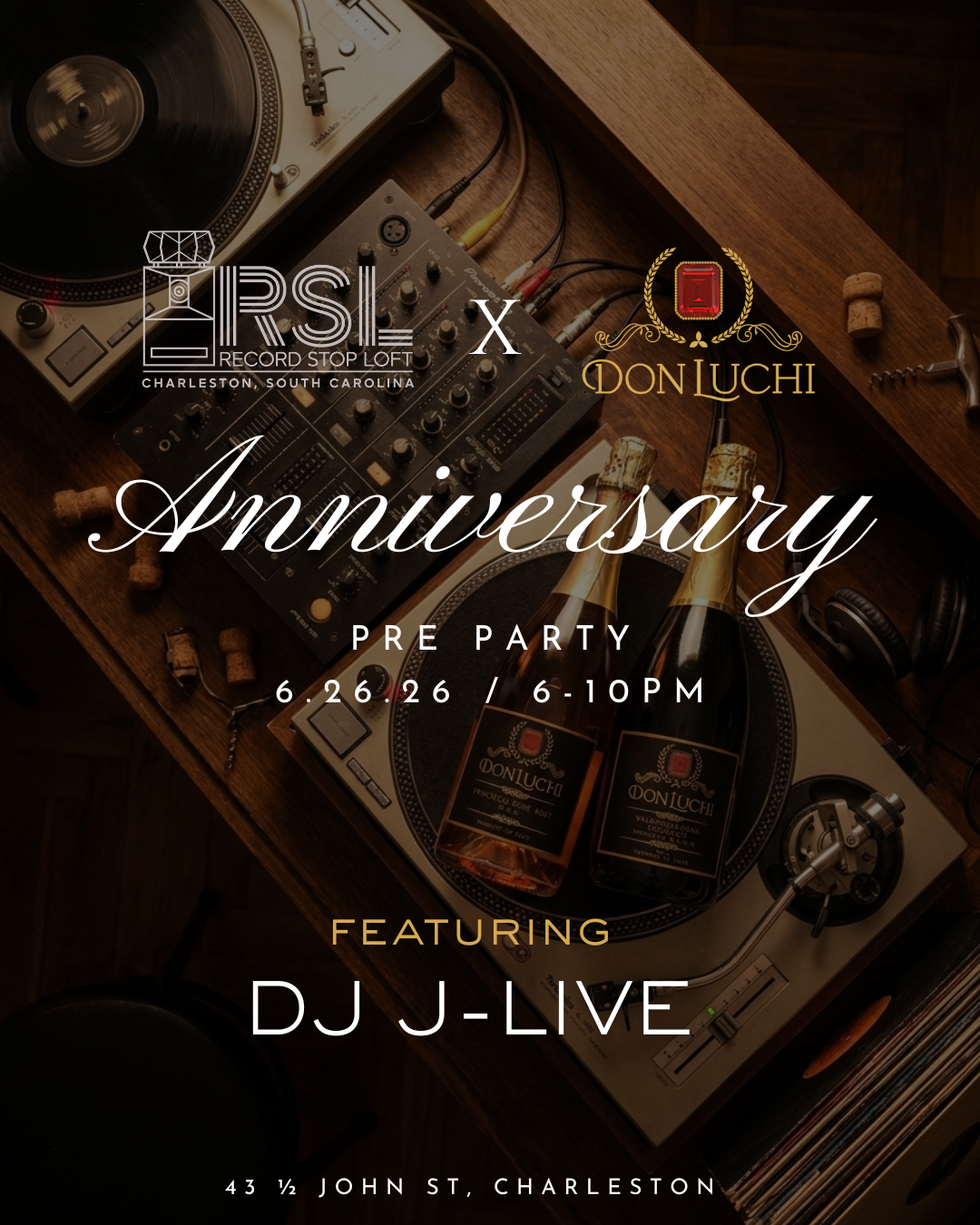 Don Luchi Anniversary Pre-Party featuring DJ J-Live