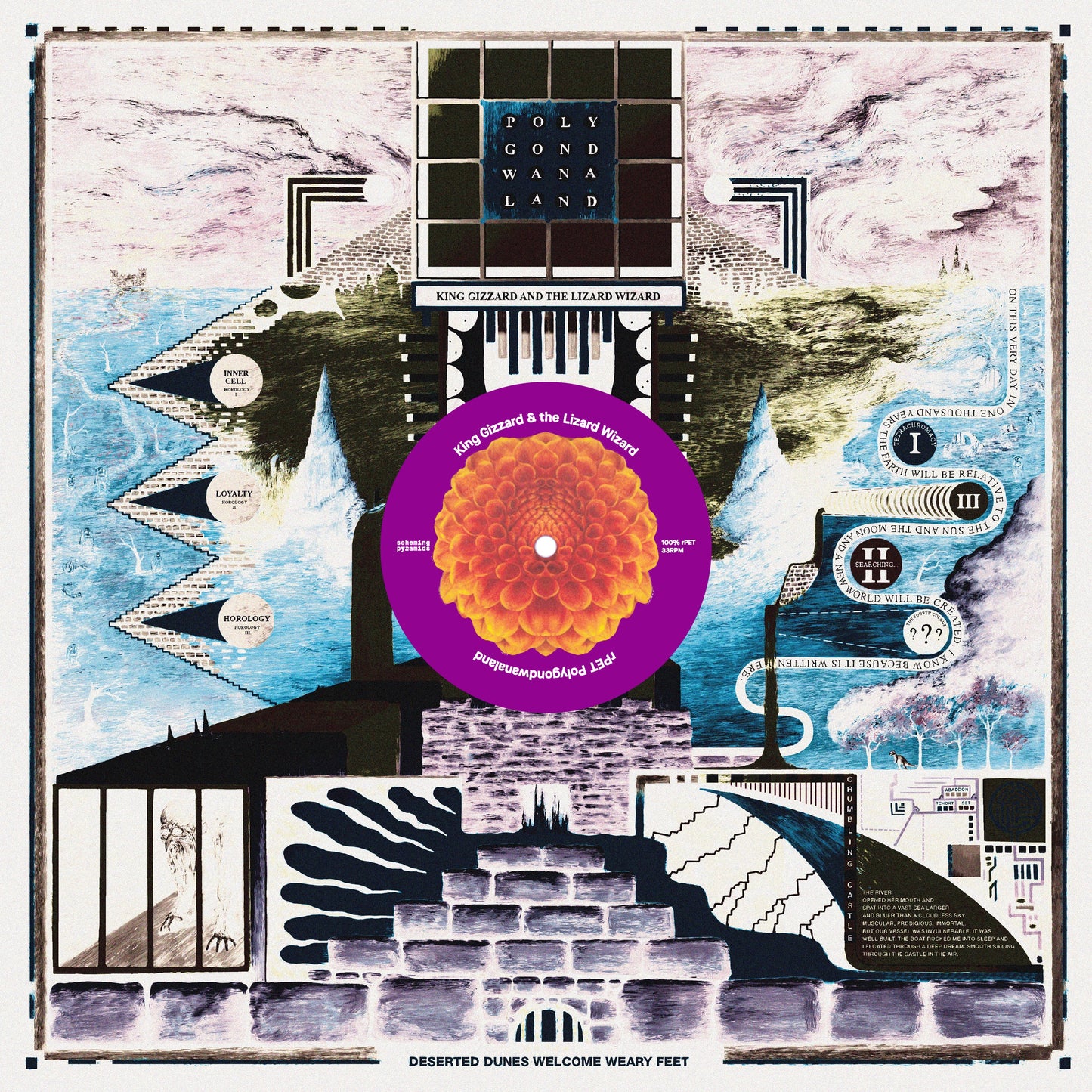 Polygondwanaland (100% Recycled Plastic (r-PET), 180 Gram Translucent Purple)