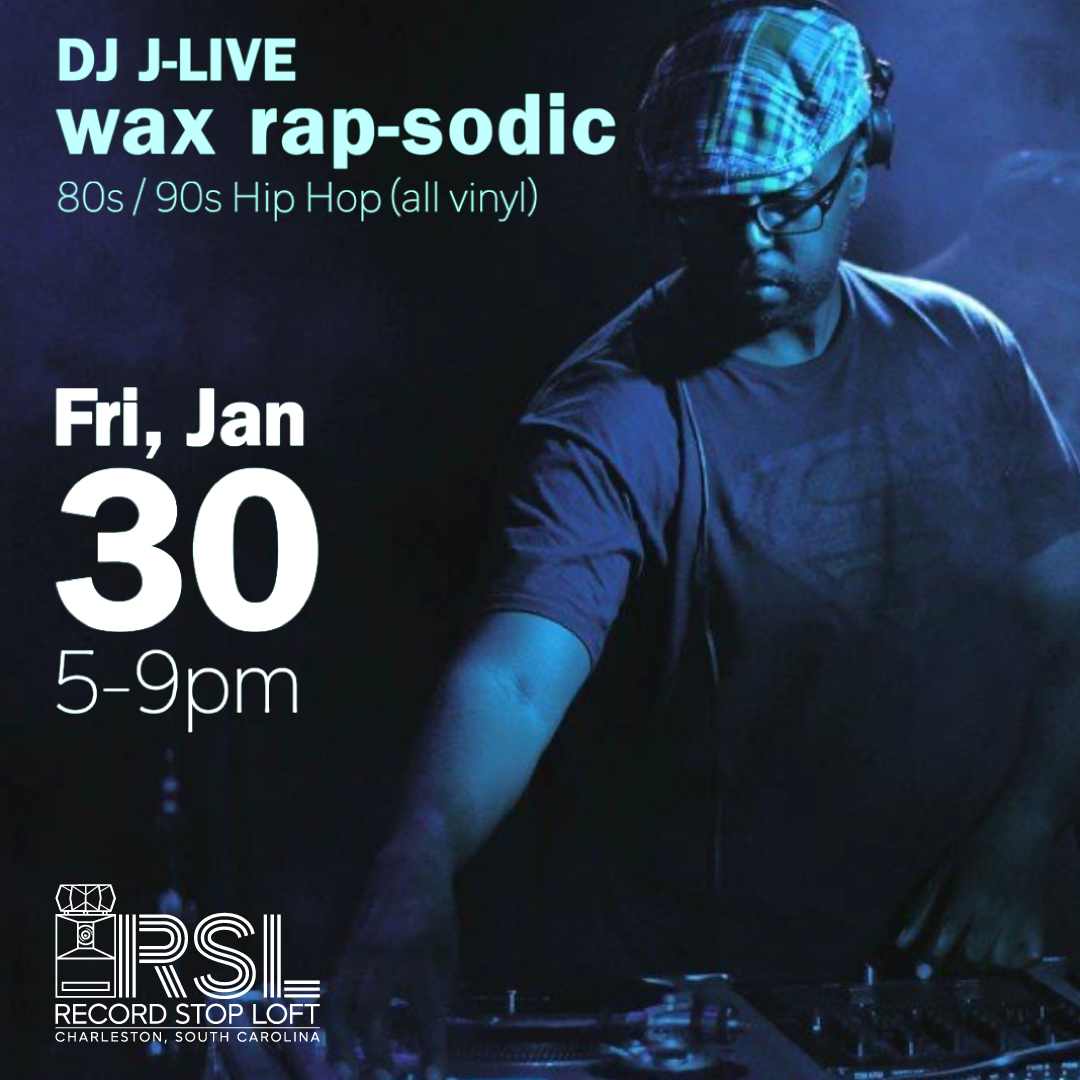 Wax Rap-Sodic with DJ J-Live: 80s & 90s Hip-Hop | Vinyl DJ Set