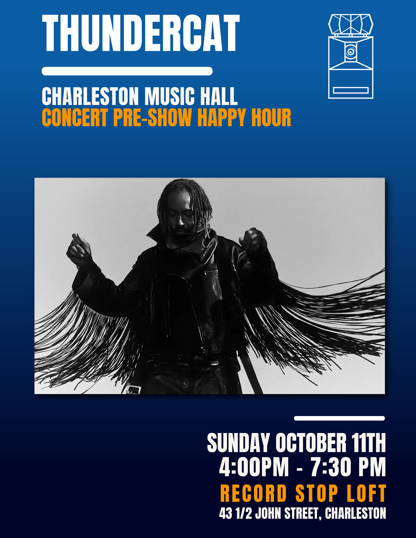 Thundercat: Charleston Music Hall Pre-Show Happy Hour