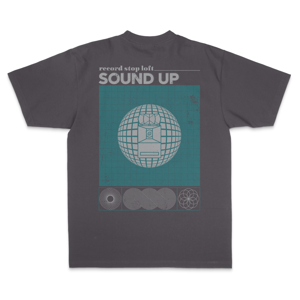 Phones Down. Sound Up - Heavyweight Cropped Tee