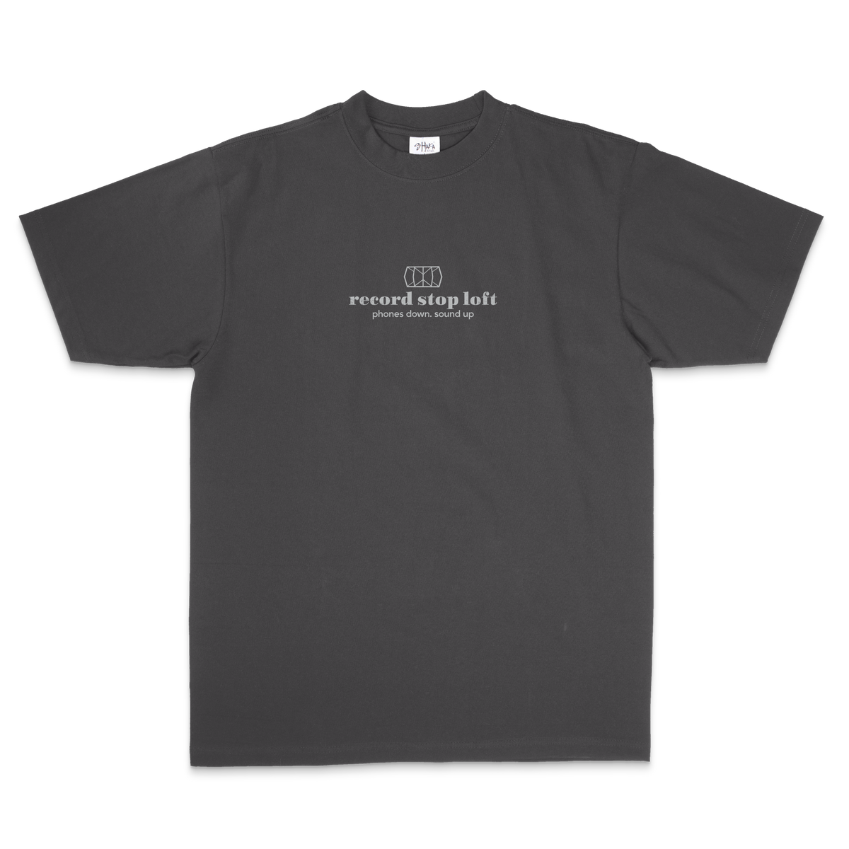 Phones Down. Sound Up - Heavyweight Cropped Tee