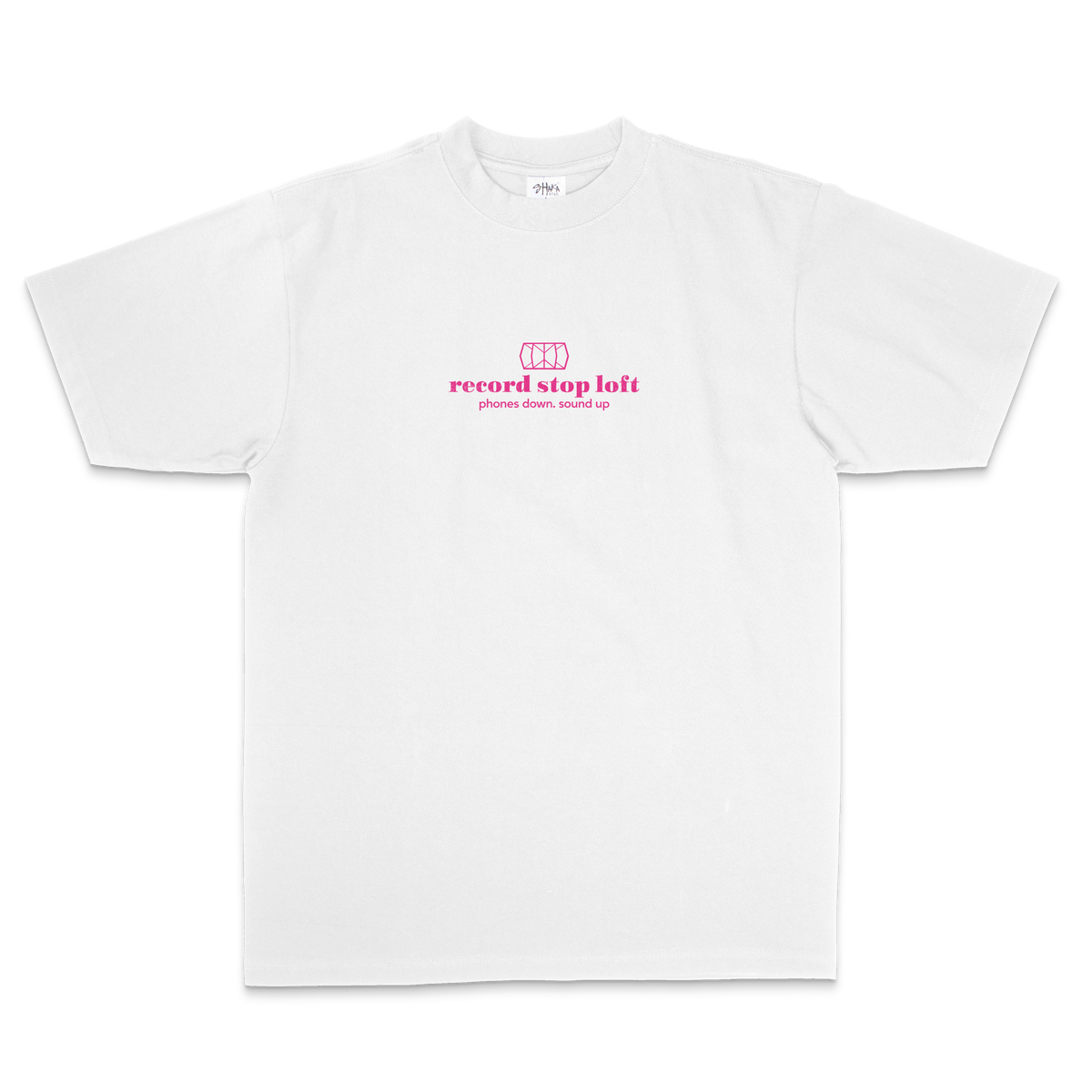Phones Down. Sound Up - Heavyweight Cropped Tee