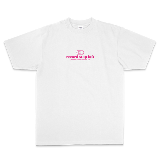 Phones Down. Sound Up - Heavyweight Cropped Tee