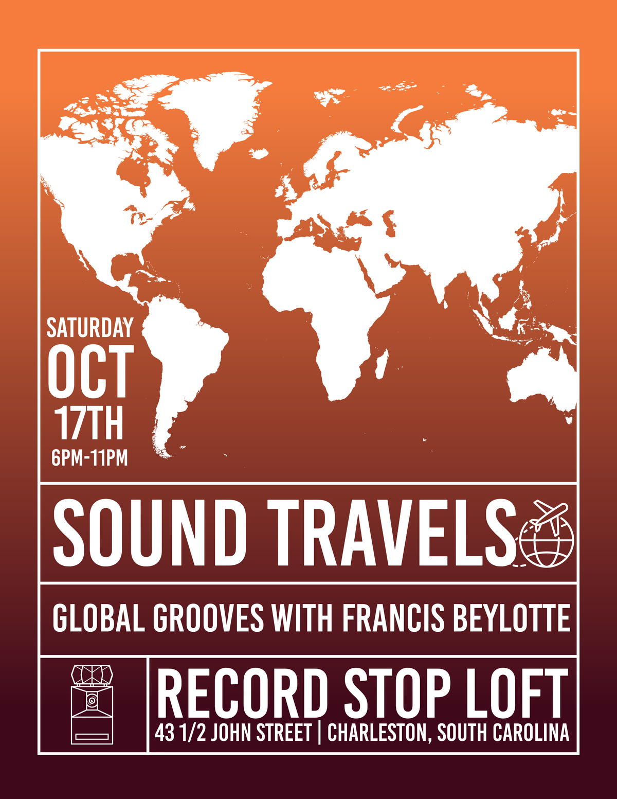 CHS Jazz Hi-Fi Happy Hour + Sound Travels: Global Grooves w/DJ Francis Beylotte
