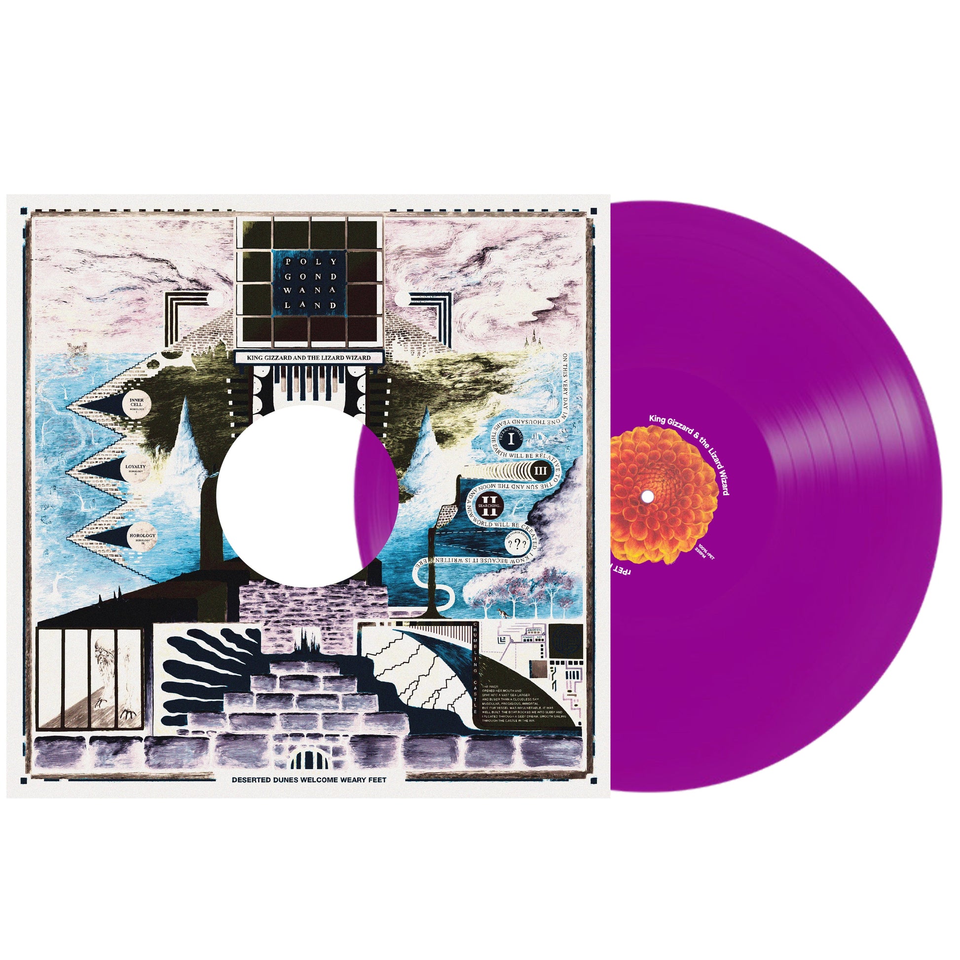 Polygondwanaland (100% Recycled Plastic (r-PET), 180 Gram Translucent Purple)
