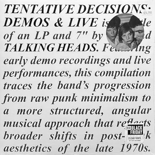 Tentative Decisions: Demos & Live (RSD Exclusive, With Bonus 7", Clear Vinyl)